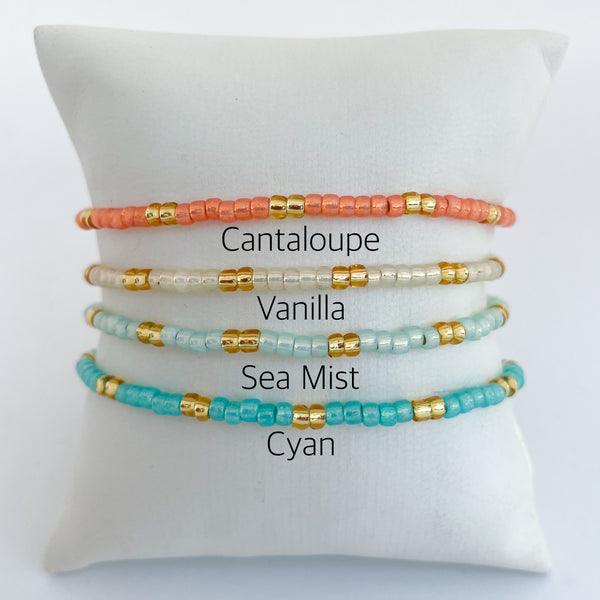 Kawaii Rainbow Stacker Bracelets