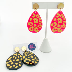 Wild Child Painted Earrings