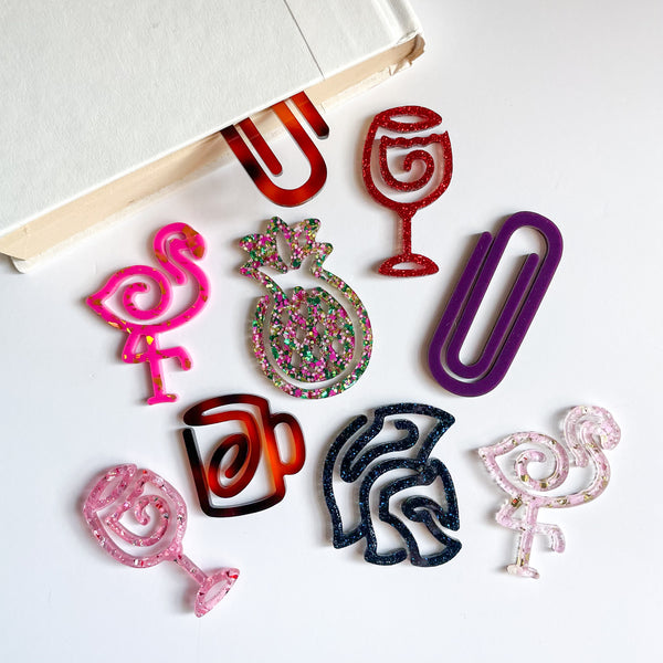 Book Lover Acrylic Bookmarks