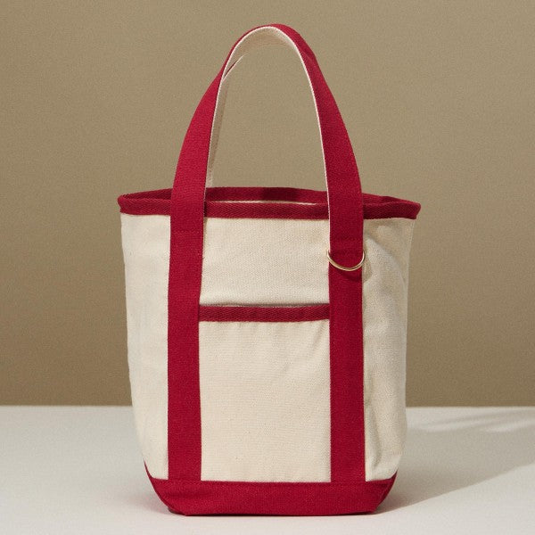 Mini Canvas Boat Tote