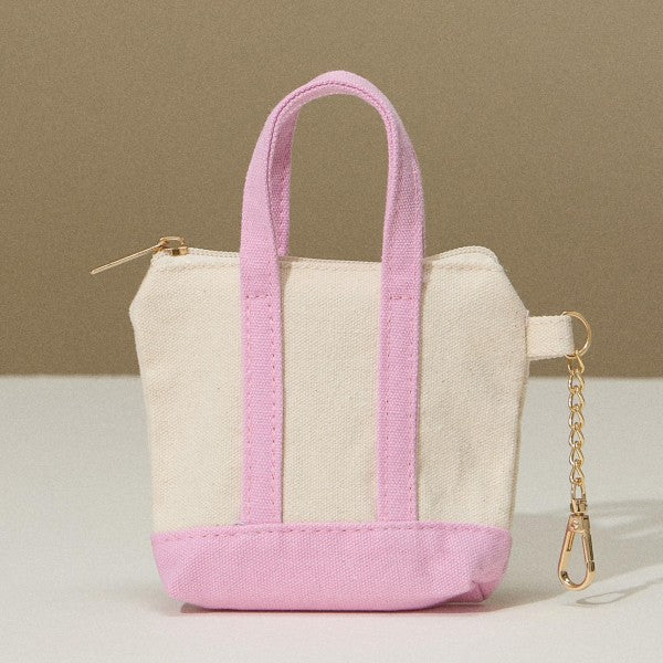 Mini Canvas Boat Tote