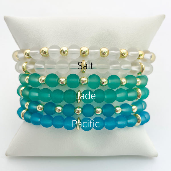 Beach Glass Bracelet Collection