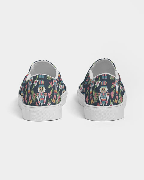 Aloha Nutcracker Slip-On Canvas Shoes