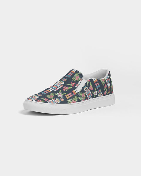 Aloha Nutcracker Slip-On Canvas Shoes