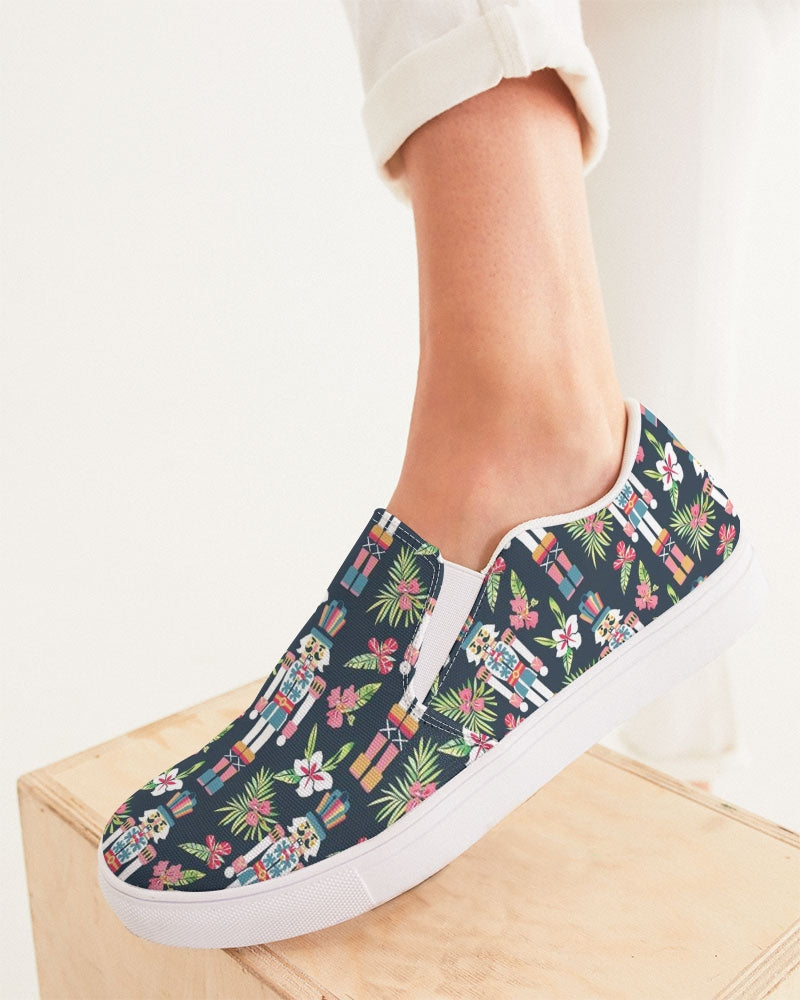 Aloha Nutcracker Slip-On Canvas Shoes