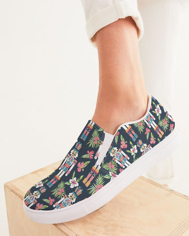 Aloha Nutcracker Slip-On Canvas Shoes