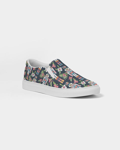 Aloha Nutcracker Slip-On Canvas Shoes