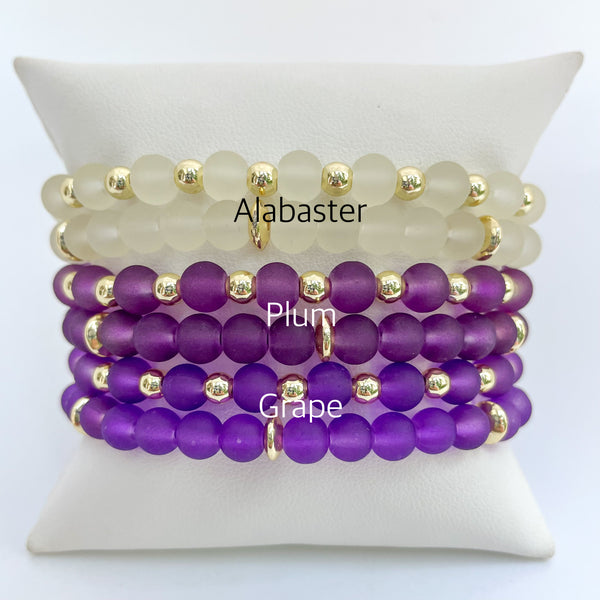 Beach Glass Bracelet Collection