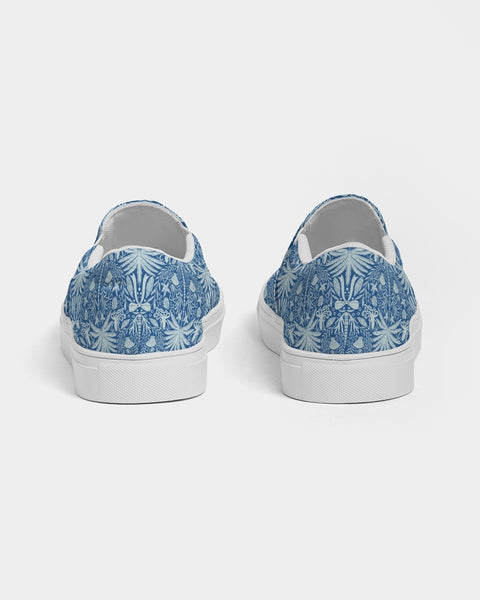 Coastal Coquette Slip-On Canvas Shoes
