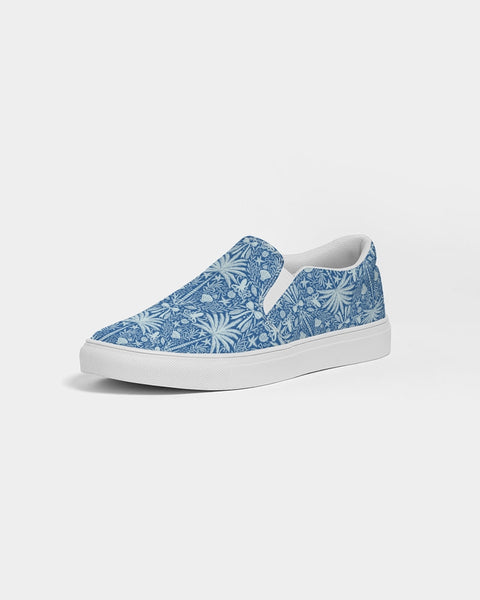 Coastal Coquette Slip-On Canvas Shoes
