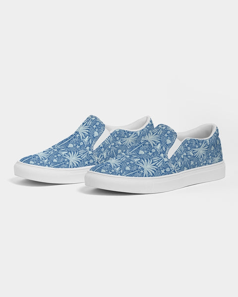 Coastal Coquette Slip-On Canvas Shoes