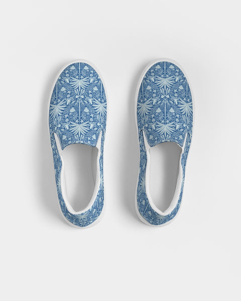 Coastal Coquette Slip-On Canvas Shoes