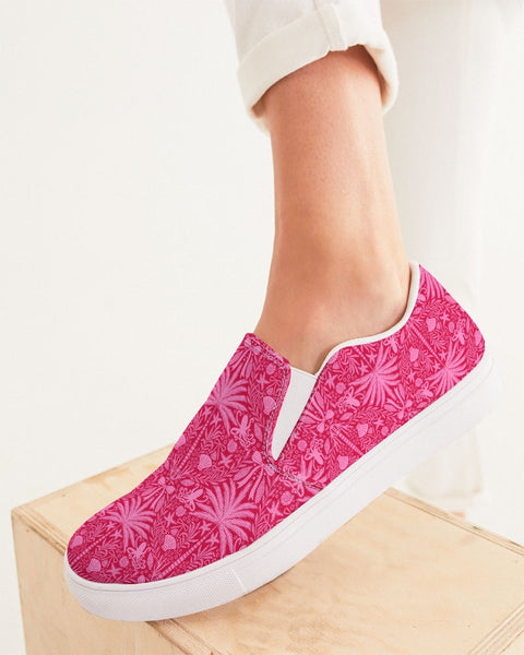 Coastal Coquette Slip-On Canvas Shoes