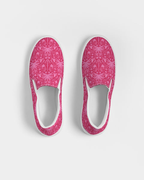 Coastal Coquette Slip-On Canvas Shoes