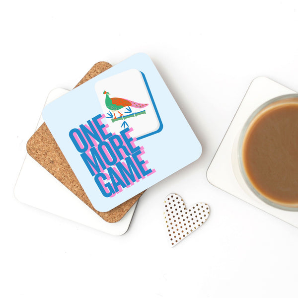 One More Game Mahjong Coasters