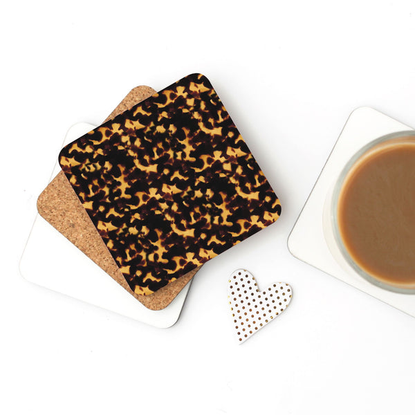The Tortoiseshell Collection - Cork Back Coasters