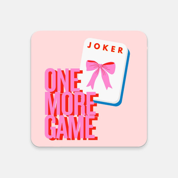 One More Game Mahjong Coasters