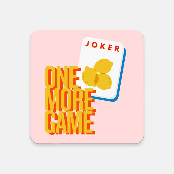 One More Game Mahjong Coasters