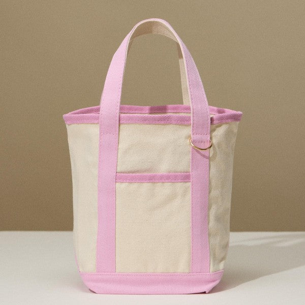 Mini Canvas Boat Tote