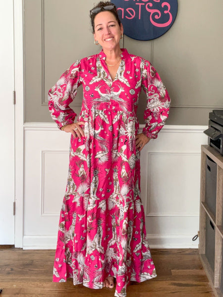 Frederica Tailored Caftan Dress