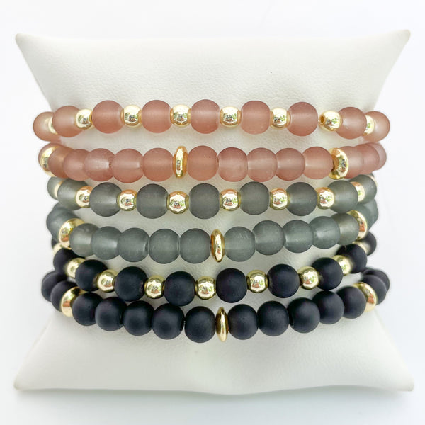 Beach Glass Bracelet Collection
