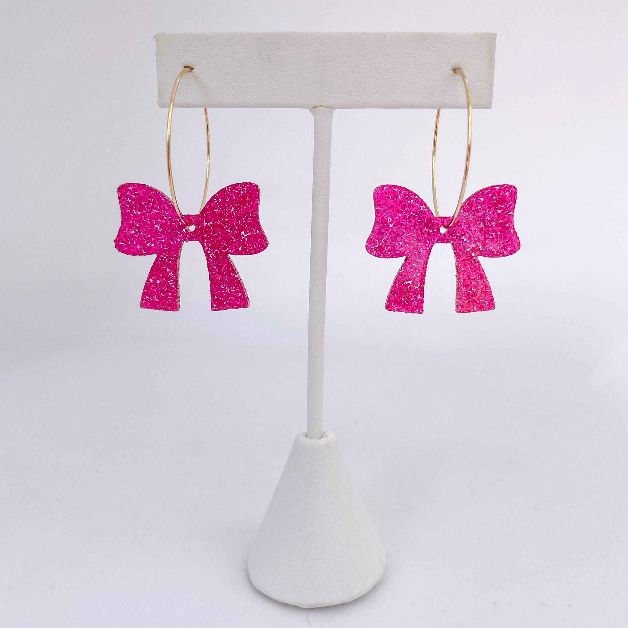 Bitsy Bow Hoop Earrings