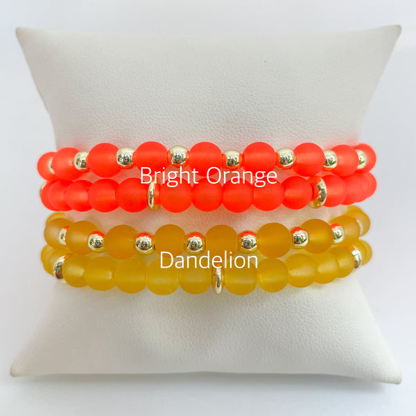 Beach Glass Bracelet Collection