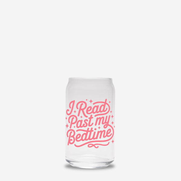 I Read Past My Bedtime Glass Can