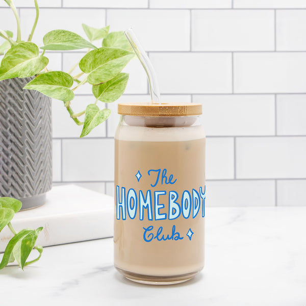 The Homebody Club Glass Can