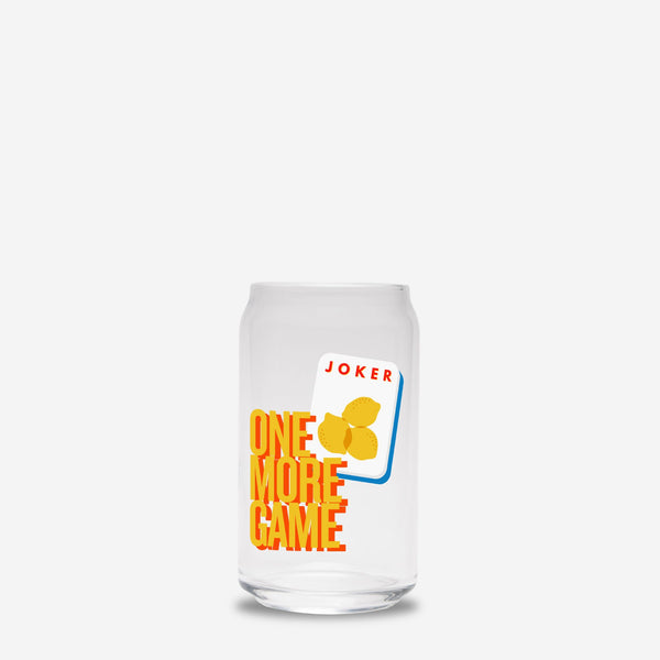 One More Game Mahjong Glass Can