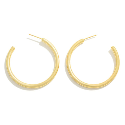 14k Gold Dipped Hoop Earrings