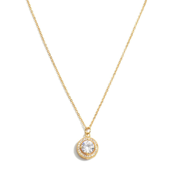 Cubic Zirconia Layering Necklace