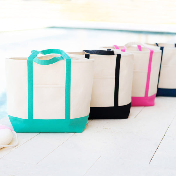 Monogrammed Boat Tote