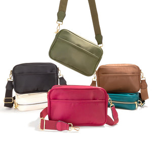 Nylon Camera Crossbody Bag