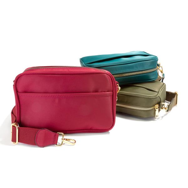 Nylon Camera Crossbody Bag