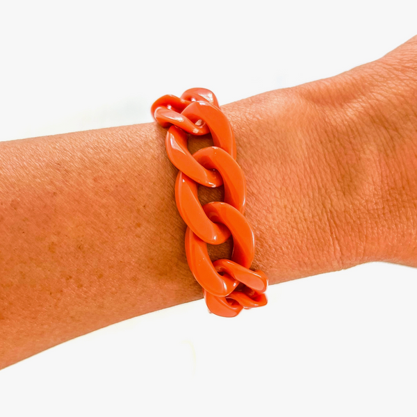 Acrylic Chunky Link Bracelet