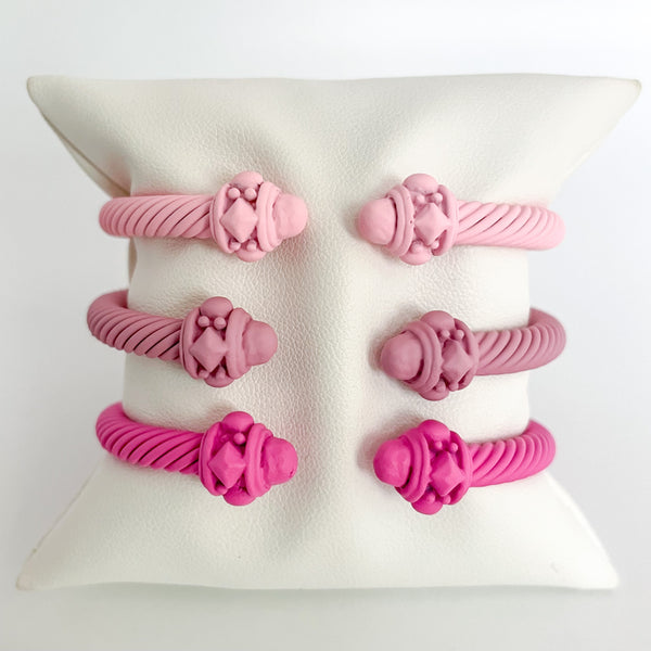 Callie Colored Twist Cable Cuff (Matte)