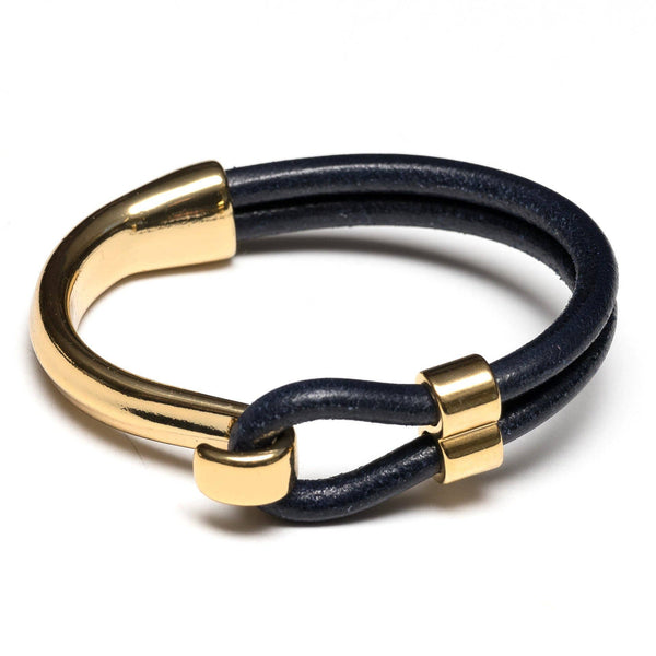 Leather Hampstead Bracelet by Allison Cole Jewelry