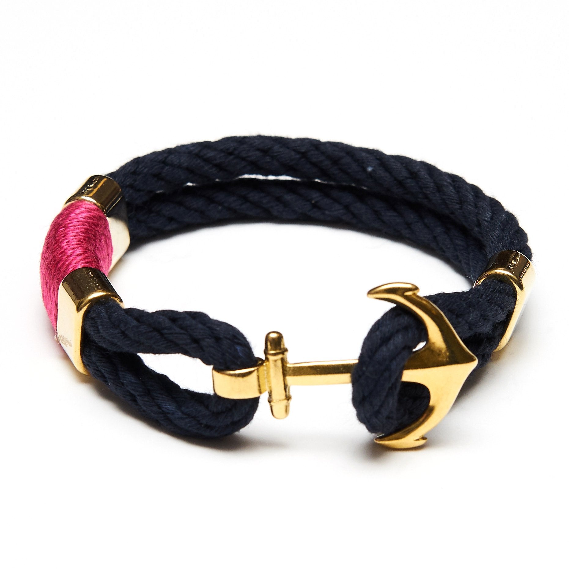 Waverly Navy Anchor Bracelet by Allison Cole Jewelry