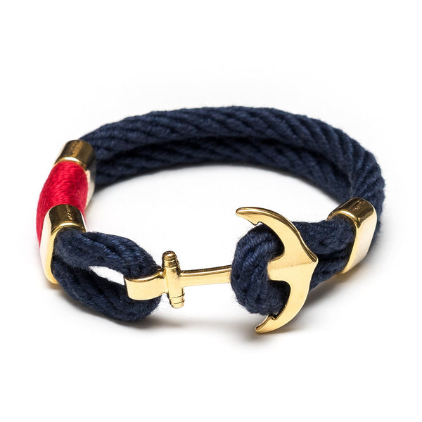 Waverly Navy Anchor Bracelet by Allison Cole Jewelry