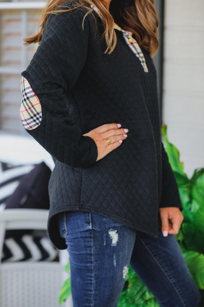 Landry Quilted Pullover