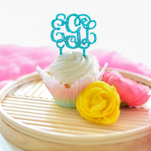 Monogram Cupcake/Cake Topper
