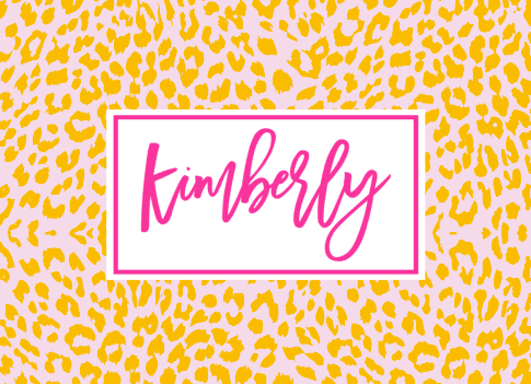 The Nila Leopard Print Collection - Personalized Notecards