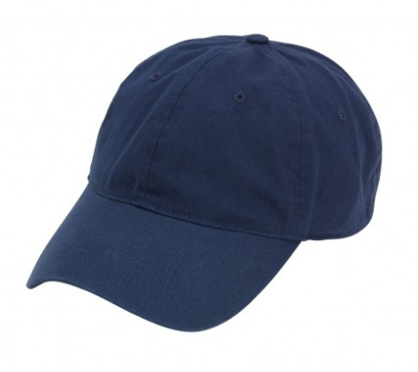 navy monogrammed baseball hat