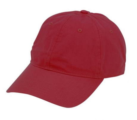 garnet monogrammed baseball hat