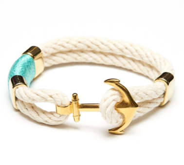 Waverly Ivory Anchor Bracelet by Allison Cole Jewelry