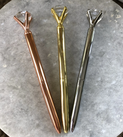 Diamond Topped Pen
