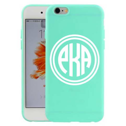 Monogrammed Smart Phone Case Decal