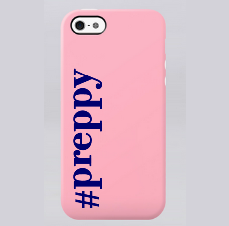 #preppy decal on phone case