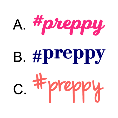 #preppy decal options